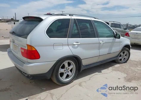 2002 BMW X5 4.4I z USA, uszkodzony, nr VIN 5UXFB33522LH35451